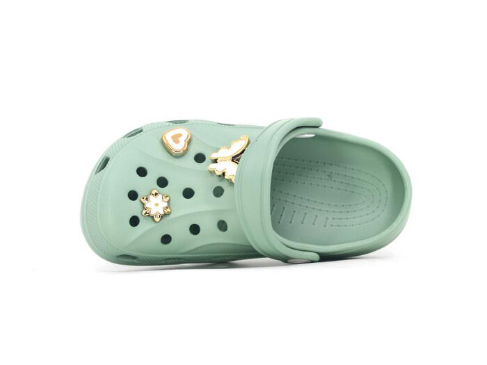 Apella Filet E300-3 Eva Üç Etiketli Cross Terlik Taşlı Çağla Yeşili - Apella (1)