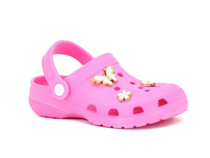 Apella Filet E300-3 Eva Üç Etiketli Cross Terlik Taşlı Fuşya 