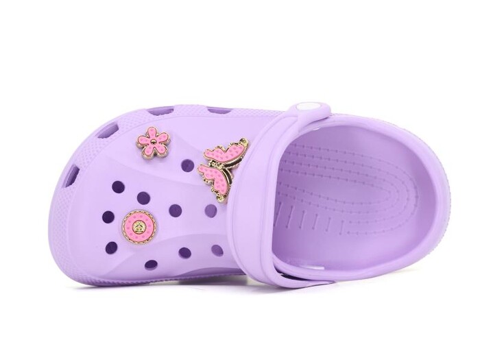 Apella Filet E300-3 Eva Üç Etiketli Cross Terlik Taşlı Lila - Apella (1)