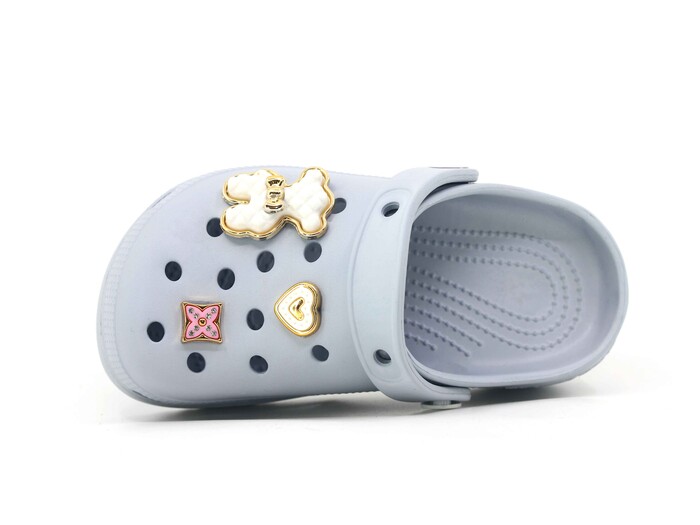 Apella Filet E300-6 Fiesta Taşlı Eva Cross Terlik Buz Grisi - Apella (1)