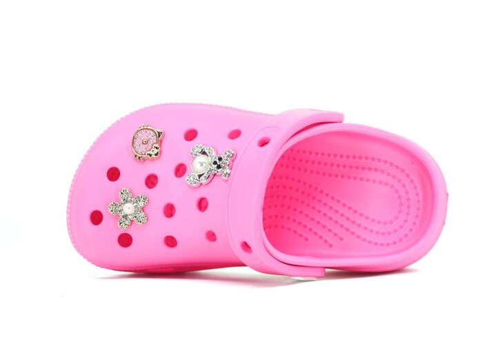 Apella Filet E300-6 Fiesta Taşlı Eva Cross Terlik Fuşya - Apella (1)