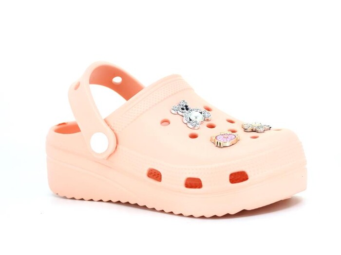 Apella Filet E300-6 Fiesta Taşlı Eva Cross Terlik Pudra - Apella