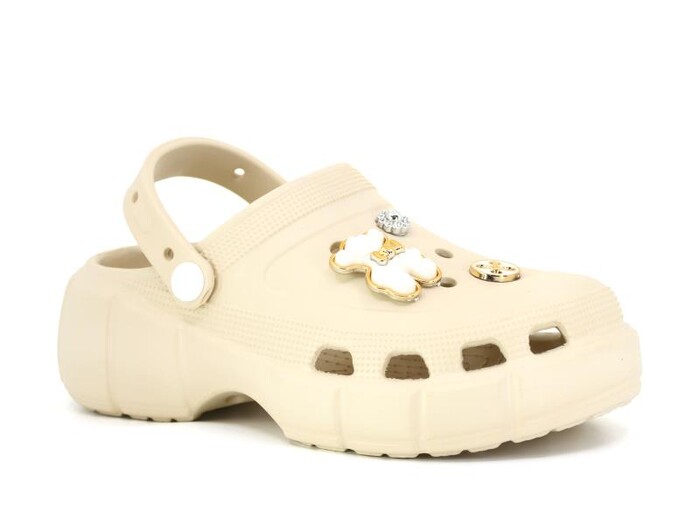 Apella Filet E300-7 Samba Taşlı Eva Cross Terlik Bej - 1