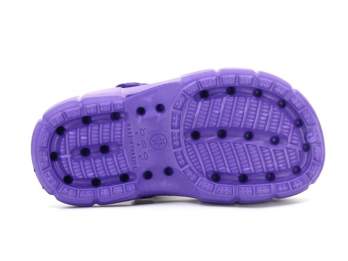 Apella Filet E300-7 Samba Taşlı Eva Cross Terlik Mor - 3