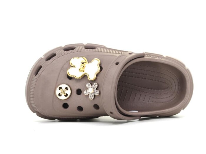 Apella Filet E300-7 Samba Taşlı Eva Cross Terlik Vizon - 2