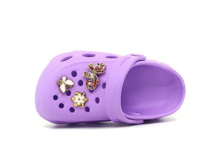 Apella Filet E300-9 Salsa Taşlı Eva Cross Terlik Lila - Apella (1)