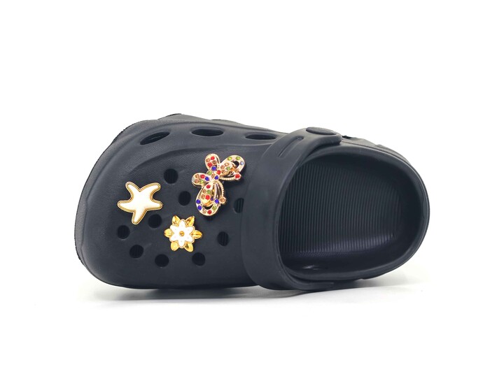 Apella Filet E300-9 Salsa Taşlı Eva Cross Terlik Siyah - 2