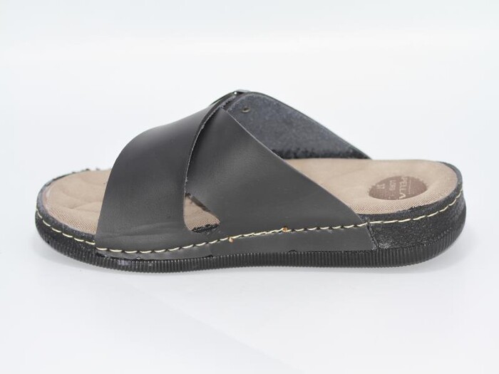 Apella Garson 855-3 Lord Kutulu Günlük Terlik Siyah - 3