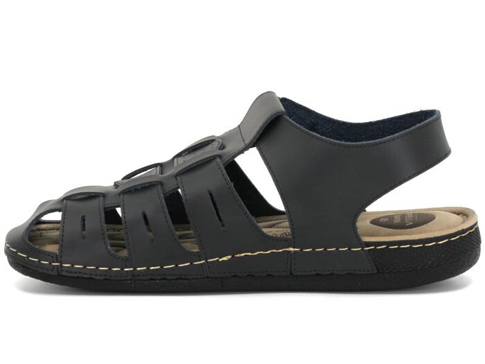 Apella Merdane 954-4 Baron Sandalet Siyah - 2