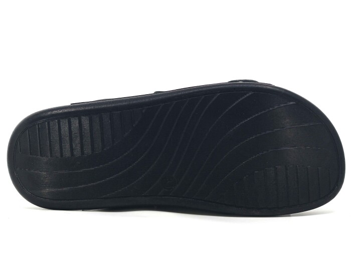 Apella Merdane 955-4 Lord Kutulu Çift Toka Günlük Terlik Siyah - 3