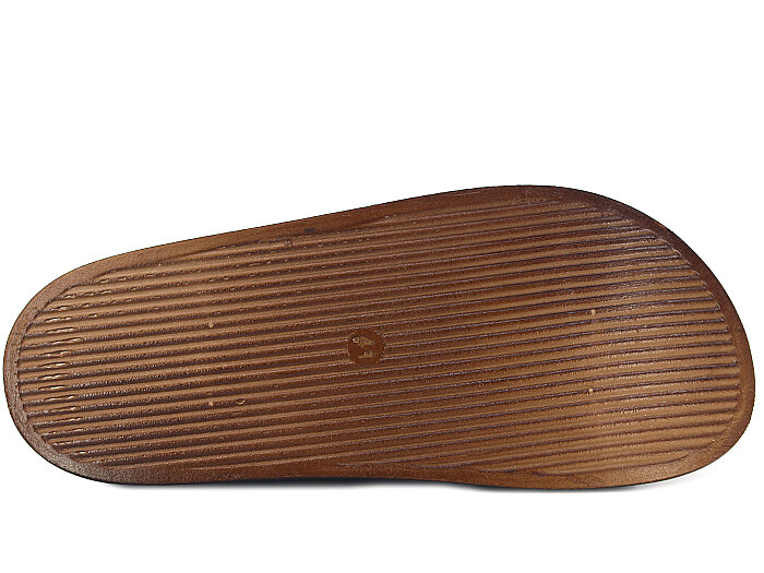 Apella Merdane 960-1 Troya Çift Bant Kutulu Günlük Terlik Koyu Kahve - 3