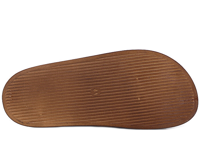 Apella Merdane 960-3 Troya Çift Bant Cırtlı Kutulu Günlük Terlik Koyu Kahve - 3