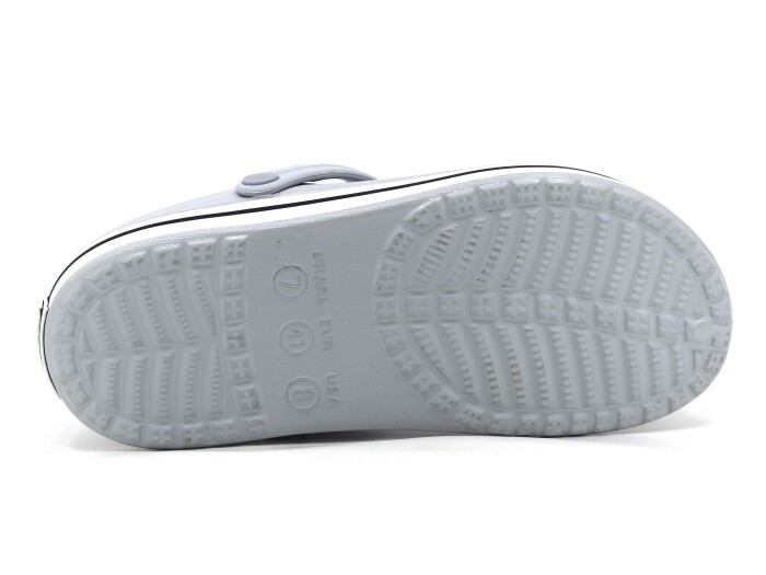 Apella Merdane E900-2 Eva Sargılı Cross Terlik Buz Gri - Beyaz Siyah Sargı - 3