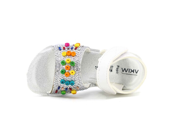 Apella Patik 223-37 Popit Sandalet Beyaz - 2