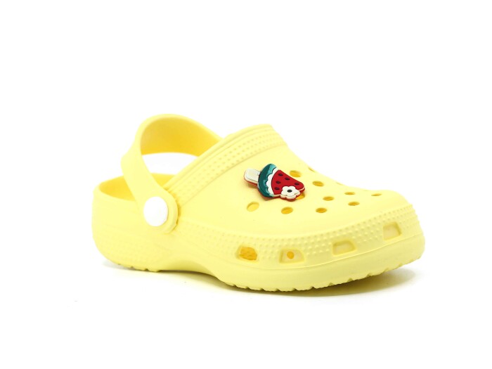 Apella Patik E200-2 Eva Tek Etiketli Cross Terlik Soft Sarı 