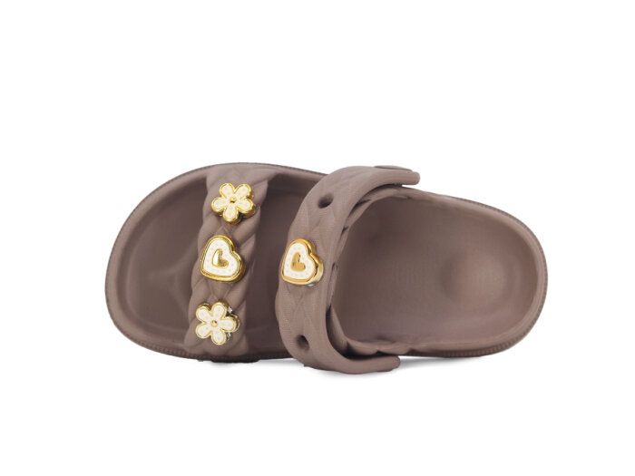 Apella Patik E200-22 Karmen Lux Eva Terlik Taşlı Vizon - 2