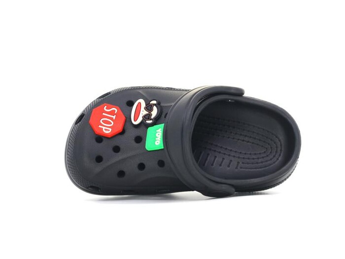 Apella Patik E200-3 Eva Üç Etiketli Cross Terlik Siyah - Apella (1)