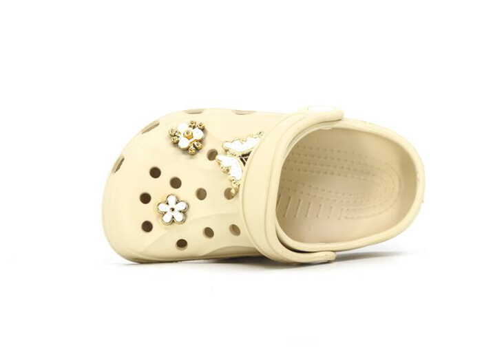 Apella Patik E200-3 Eva Üç Etiketli Cross Terlik Taşlı Bej - Apella (1)