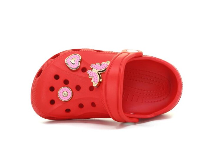 Apella Patik E200-3 Eva Üç Etiketli Cross Terlik Taşlı Kırmızı - 2