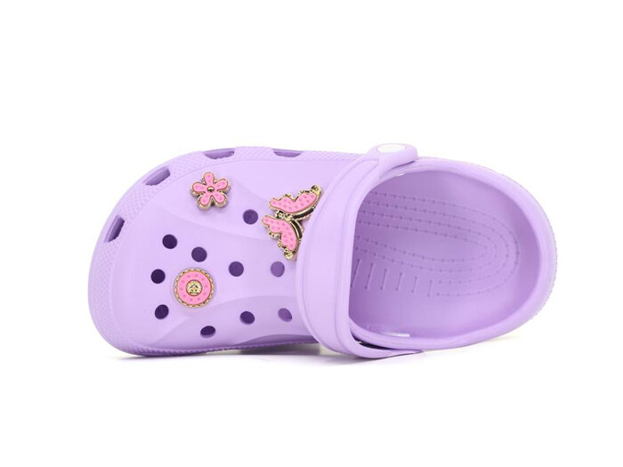 Apella Patik E200-3 Eva Üç Etiketli Cross Terlik Taşlı Lila - 2