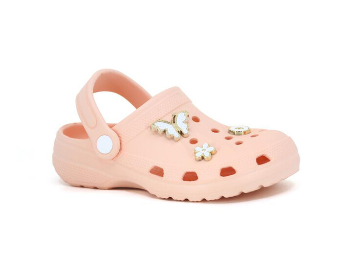 Apella Patik E200-3 Eva Üç Etiketli Cross Terlik Taşlı Pudra - Apella