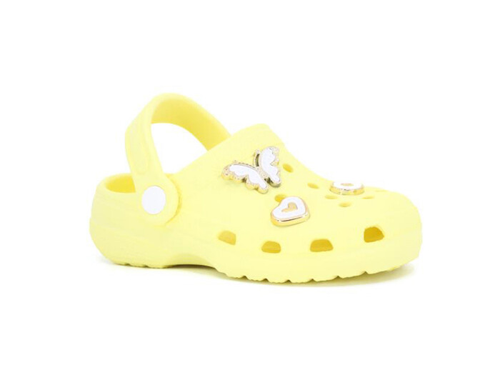 Apella Patik E200-3 Eva Üç Etiketli Cross Terlik Taşlı Soft Sarı - Apella