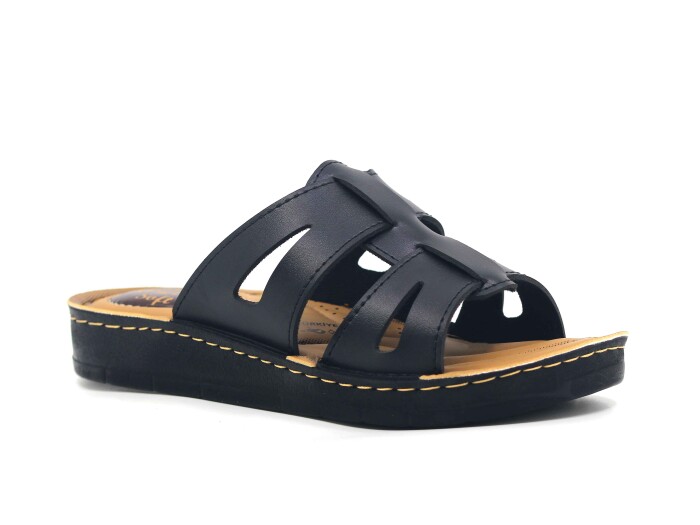 Apella Zenne 400-30 Soft Enj. Kutulu Günlük Terlik Siyah - Apella