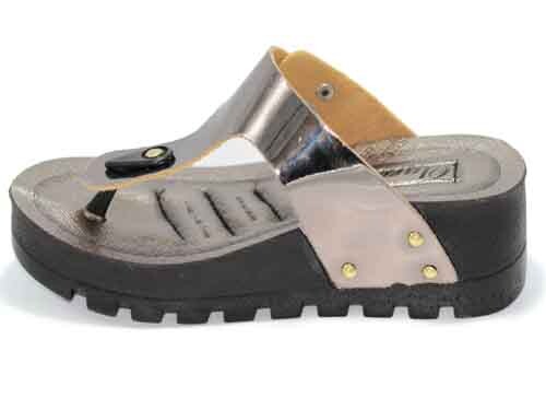 Apella Zenne 452-7 Clara Poşetli Parmak Arası Terlik Füme - Apella