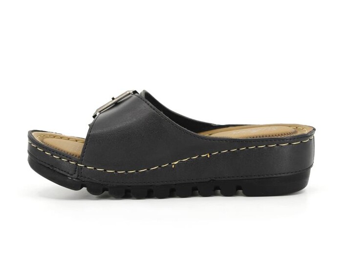 Apella Zenne 456-5 Sultan Kutulu Günlük Terlik Siyah - Apella (1)