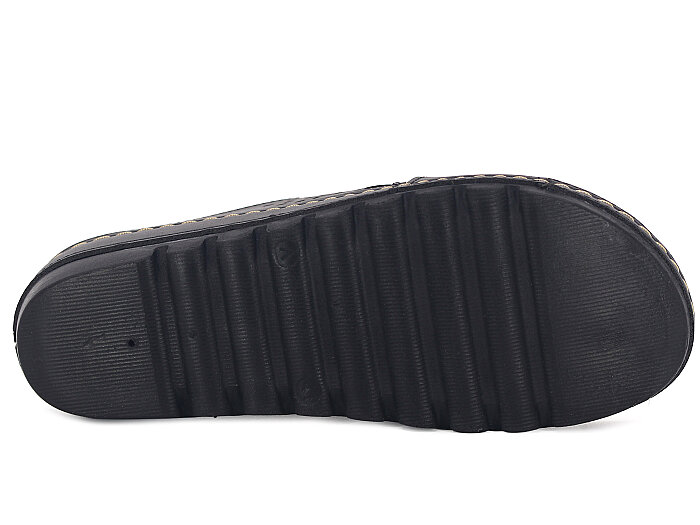 Apella Zenne 458-10 Sultan XXL Kutulu Günlük Terlik Siyah - 3