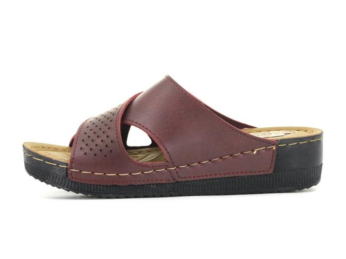 Apella Zenne 459-21 Sümbül Kutulu Günlük Terlik Bordo - 2