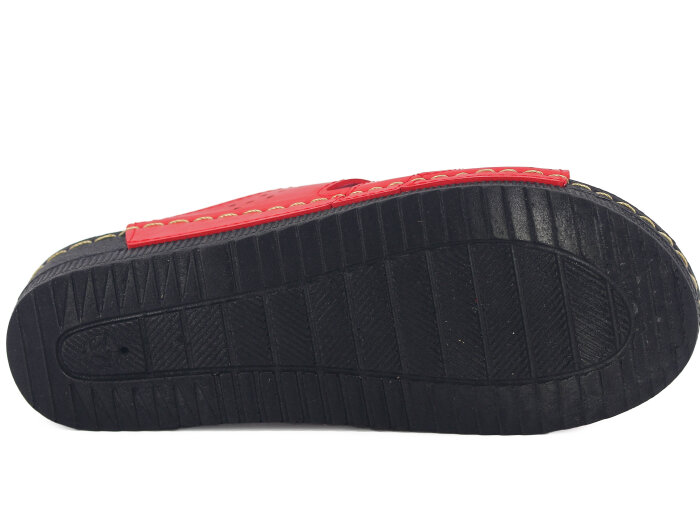 Apella Zenne 459-7 Sümbül Kutulu Günlük Terlik Kırmızı - 3