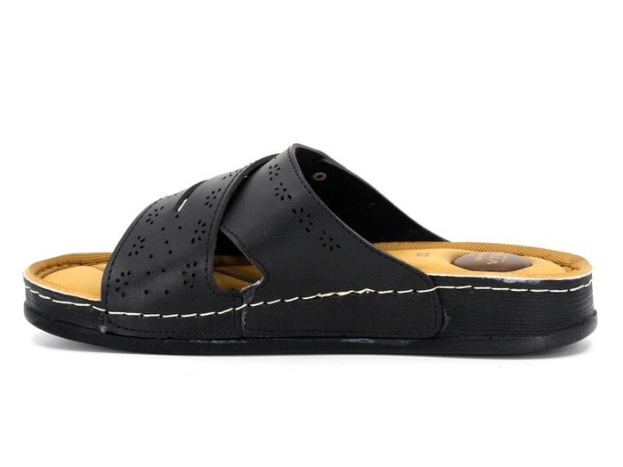 Apella Zenne 474-1 Bodrum Kutulu Günlük Terlik Siyah - Apella (1)