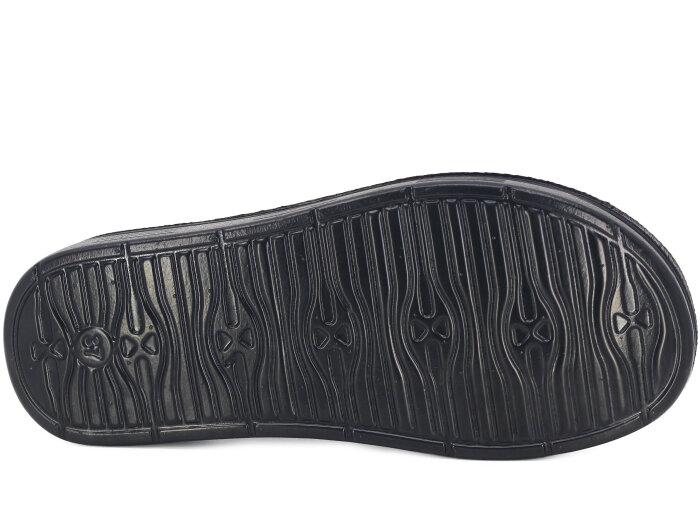 Apella Zenne 480-22 Elit Üç Taşlı Kutulu Günlük Terlik Siyah - 3