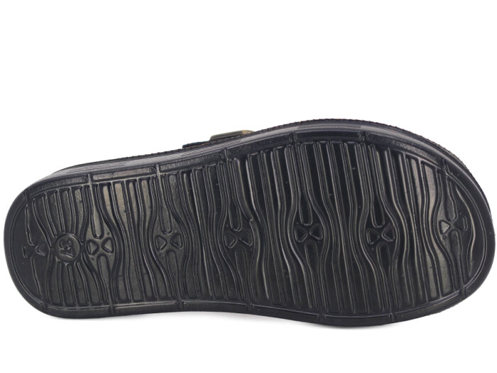 Apella Zenne 480-24 Elit Kutulu Günlük Terlik Siyah - 3