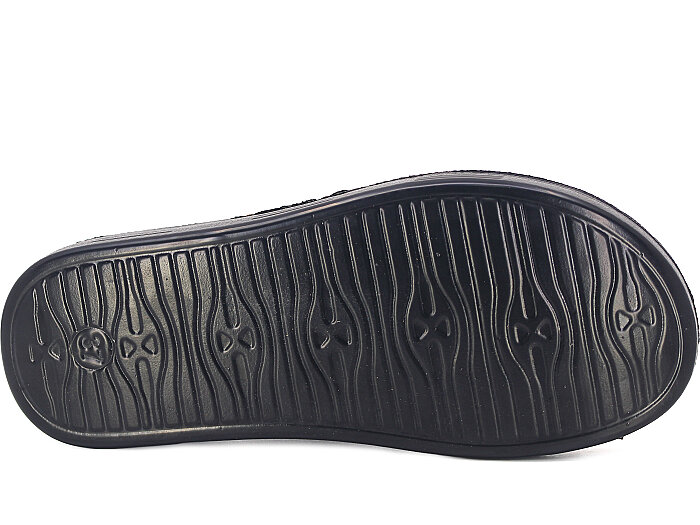 Apella Zenne 480-26 Elit Kutulu Günlük Terlik Siyah - 3