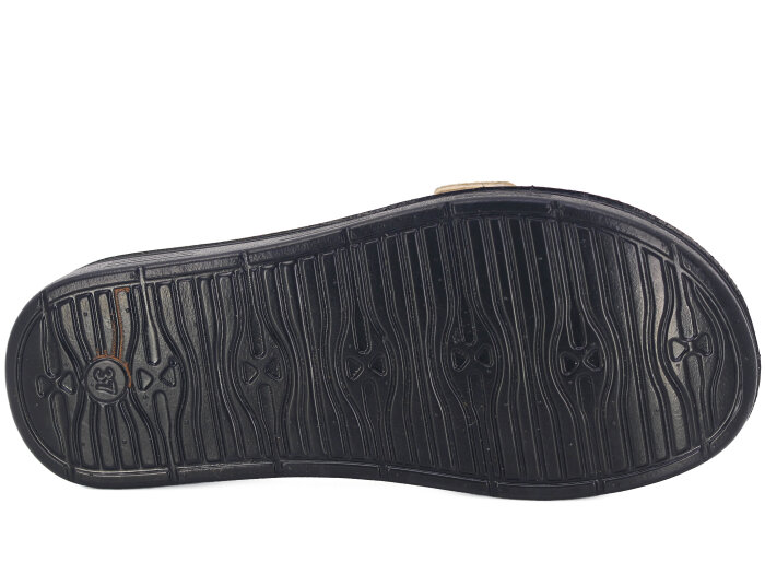 Apella Zenne 480-5 Elit Tek Toka Kutulu Günlük Terlik Siyah - 3