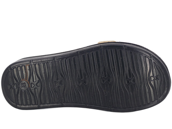 Apella Zenne 480-5 Elit Tek Toka Kutulu Günlük Terlik Siyah - 3