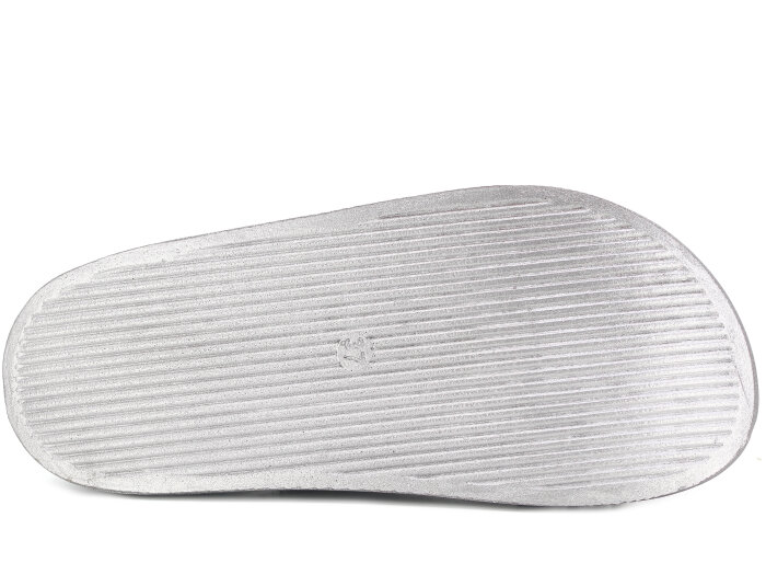 Apella Zenne 487-2 İnci Bantlı Taşlı Günlük Terlik Gümüş - 3