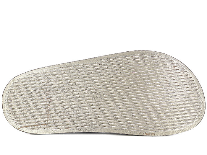 Apella Zenne 487-3 İnci Bantlı Taşlı Günlük Terlik Altın - 3