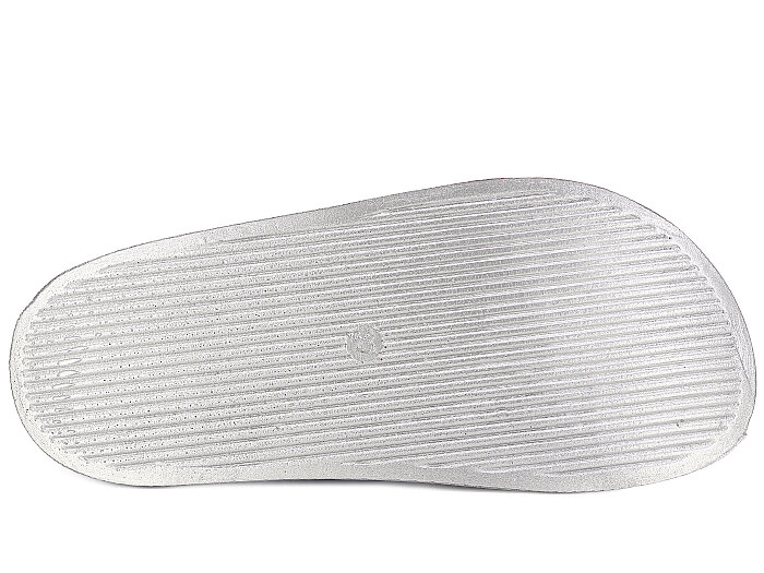 Apella Zenne 487-3 İnci Bantlı Taşlı Günlük Terlik Gümüş - 3