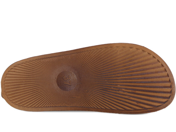 Apella Zenne 495-15 Troya Çift Toka Kutulu Günlük Terlik Camel - 3