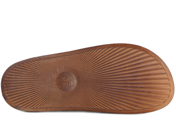 Apella Zenne 495-6 Troya Çapraz Tokalı Kutulu Günlük Terlik Bej - 3