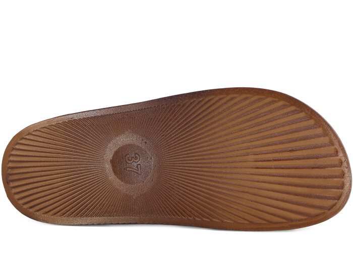 Apella Zenne 495-8 Troya Çapraz Tokalı Kutulu Günlük Terlik Bej - 3