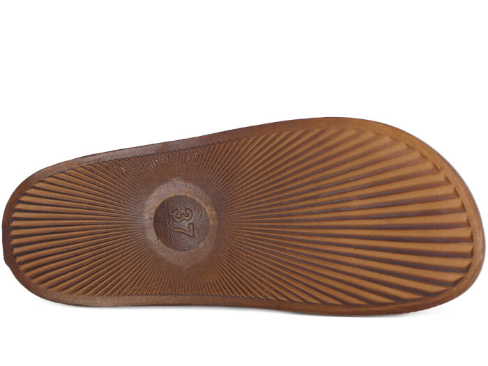 Apella Zenne 495-8 Troya Çapraz Tokalı Kutulu Günlük Terlik Camel - 3