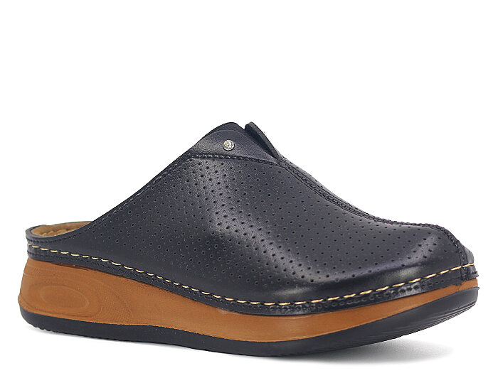 Apella Zenne 500-2 Sırma Kapalı Kutulu Kapalı Terlik Siyah - Apella