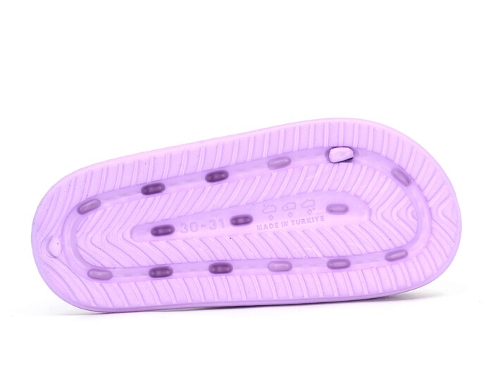 Apella Filet E300-13 Örgülü Taşlı Lux Eva Terlik Lila - 3