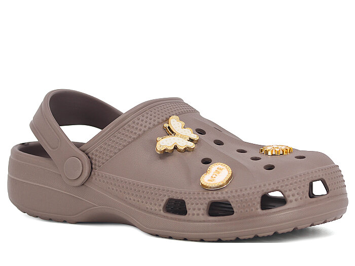 Apella Zenne E400-3 Eva Üç Etiketli Cross Terlik Taşlı Vizon - Apella