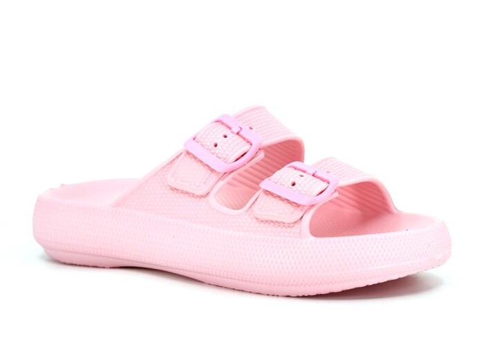 Apella Zenne E800-1 Çift Toka Lux Eva Terlik Açık Pembe - Apella