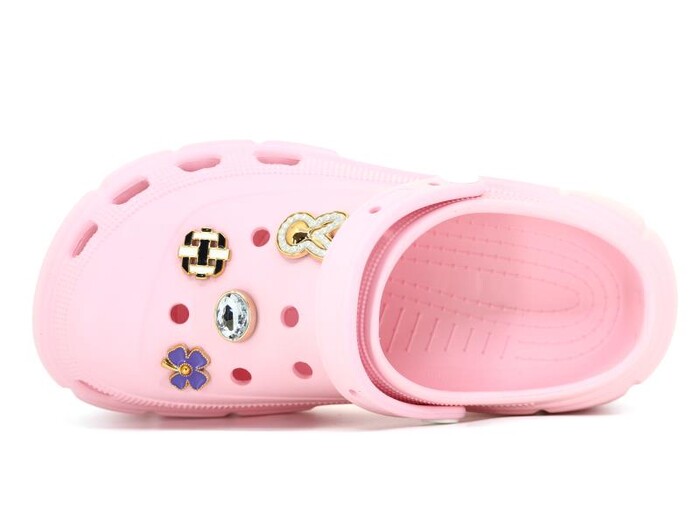 Apella Zenne E800-12 Samba Taşlı Eva Cross Terlik Açık Pembe - 2